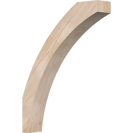 Ekena Millwork 5 1/2"W x 28"D x 36"H Thorton Smooth Knee Brace, Douglas Fir BRC06X28X36THR00SDF
